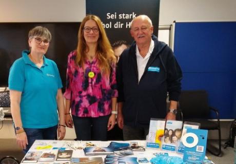 Heike Behrmann, Wiebke Wilkens   und Wilfried Vater 
